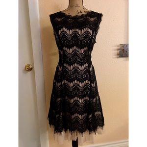 🖤Black lace w/cream/blush slip